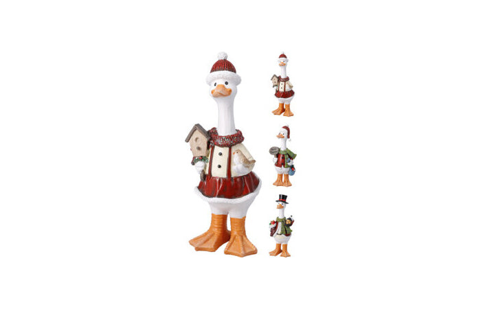 GANSO NAVIDEÑO 9X9X25CM