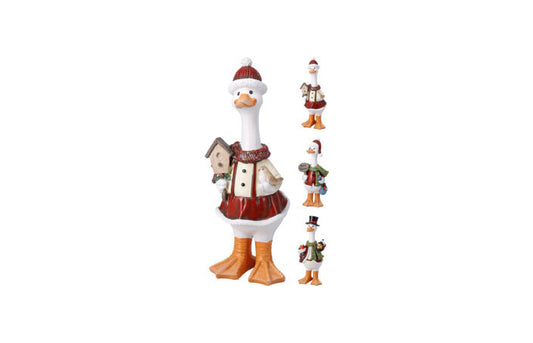 GANSO NAVIDEÑO 9X9X25CM