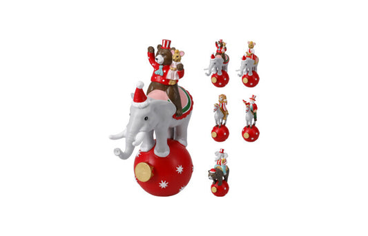 FIGURITA NAVIDEÑA CIRCUS 19CM