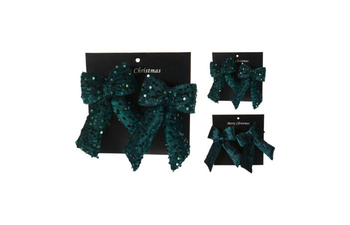 SET 2 LAZOS VERDE INGLES 18CM