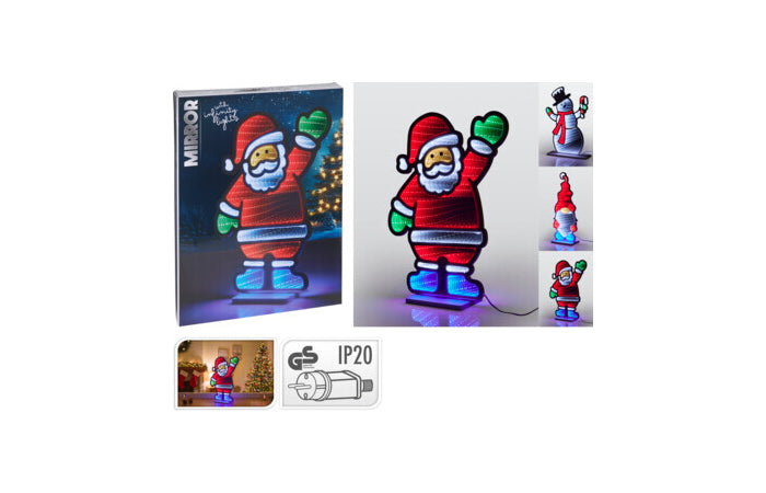 ESPEJO INFINITY MUÑECO NAVIDAD 45CM