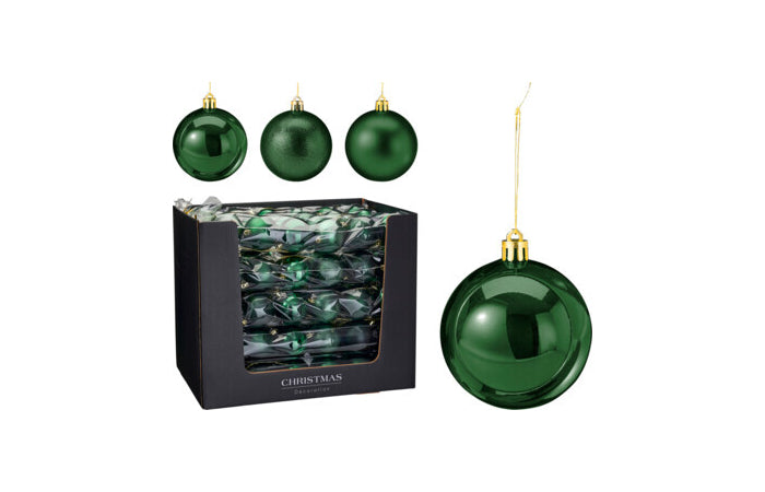 SET 6 BOLAS NAVIDAD 7CM