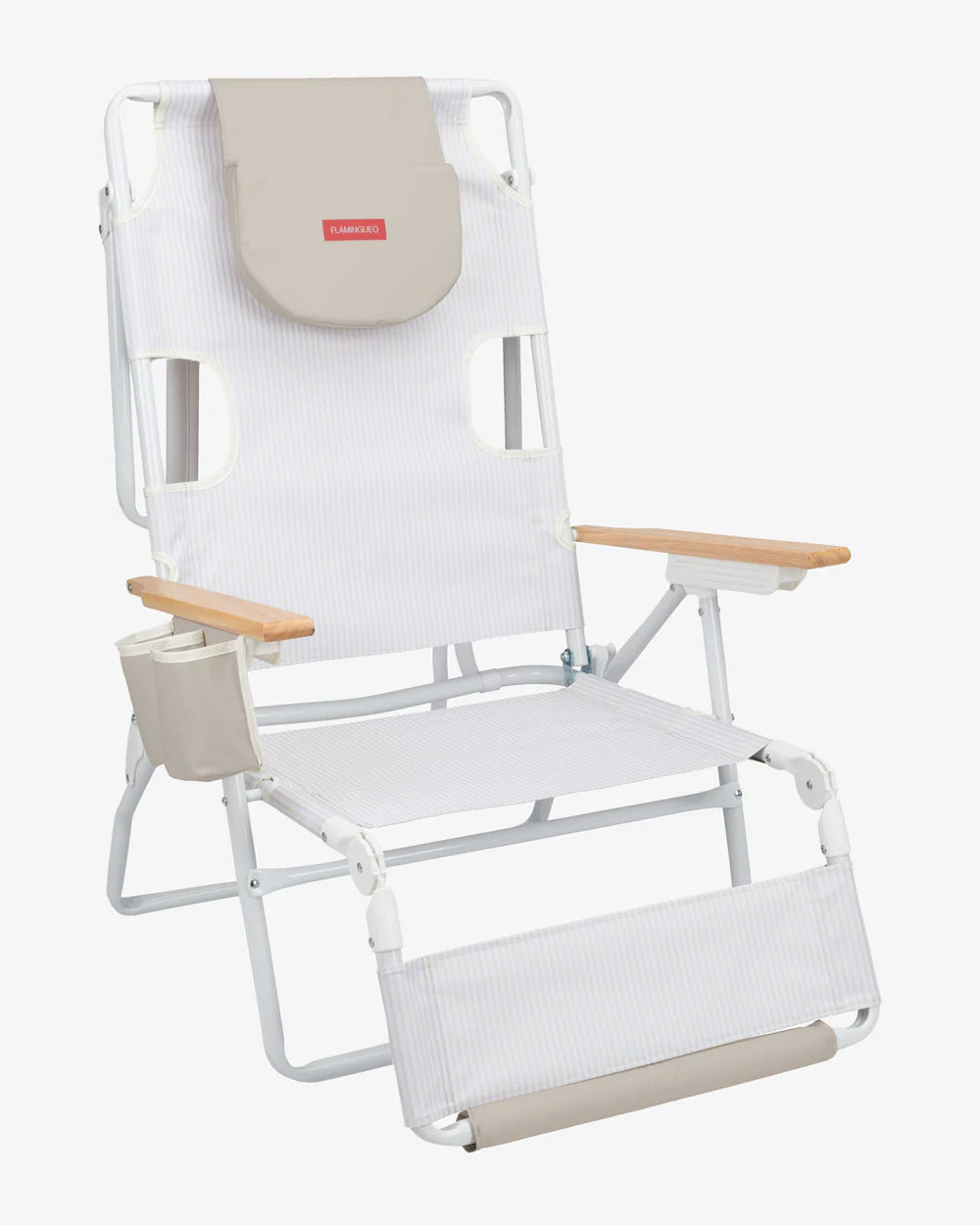 SILLA HAMACA PLAYA PLEGABLE MAY BEIGE