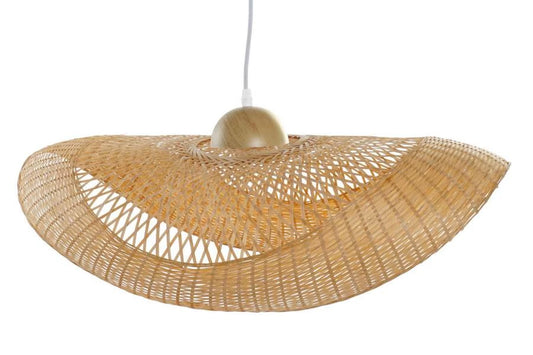 LAMPARA TECHO BAMBU 70X34X20 PAMELA NATURAL MARRON