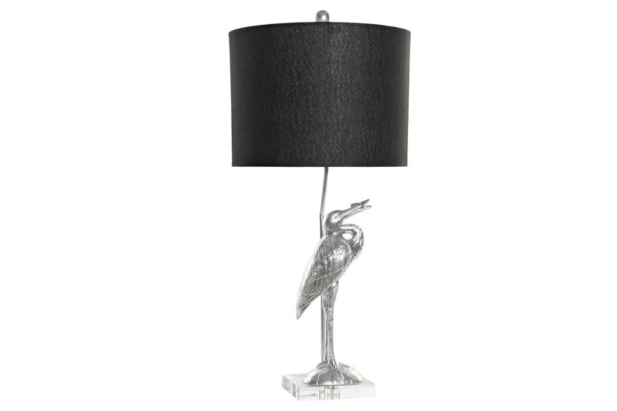 LAMPARA SOBREMESA RESINA POLIESTER 33X33X74 GARZA