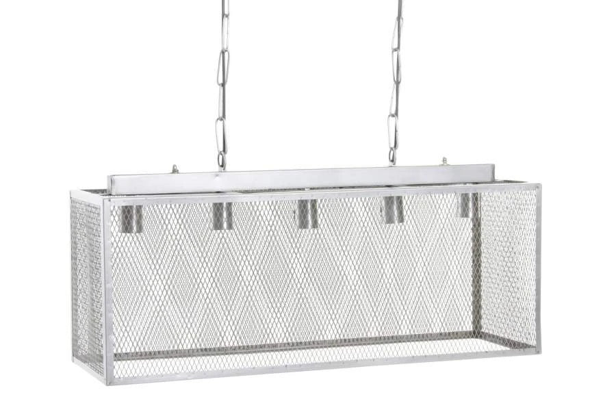 LAMPARA TECHO METAL 79X26X120 GRIS