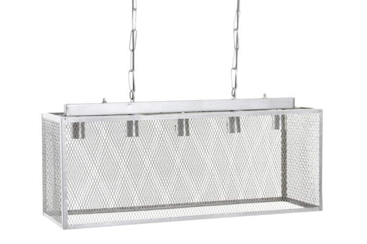 LAMPARA TECHO METAL 79X26X120 GRIS