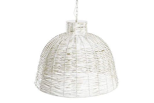 LAMPARA TECHO HIERRO 51X51X38 BLANCO