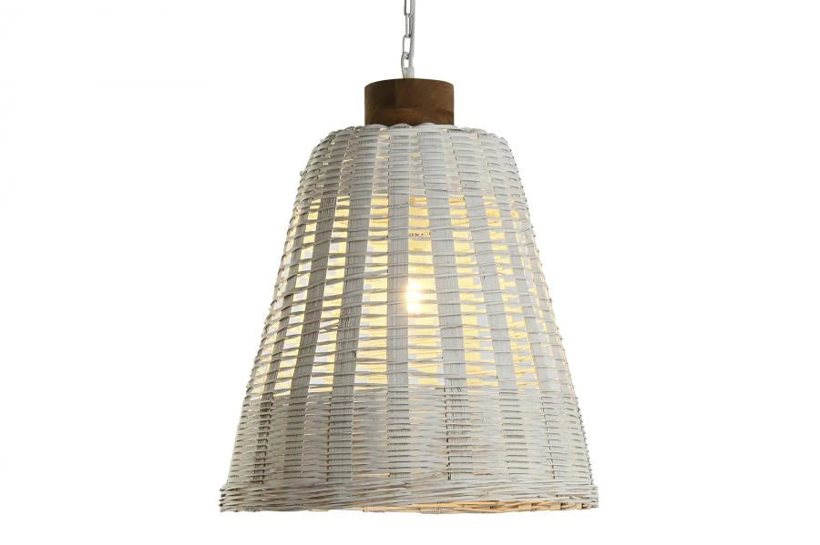 LAMPARA TECHO BAMBU MANGO 48X48X57 DESGASTADO