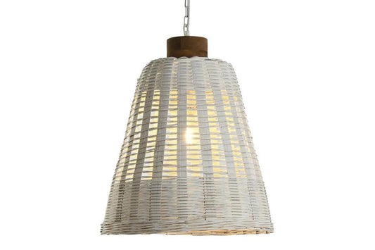LAMPARA TECHO BAMBU MANGO 48X48X57 DESGASTADO