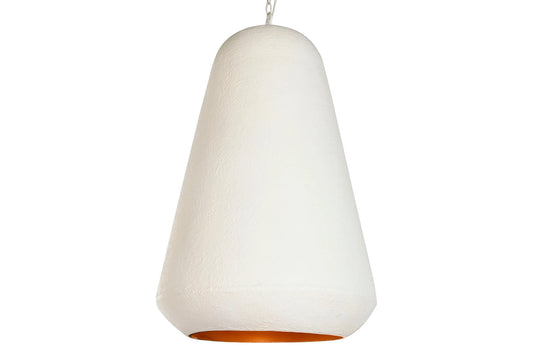 LAMPARA TECHO HIERRO 58X58X85 PATINADO BLANCO