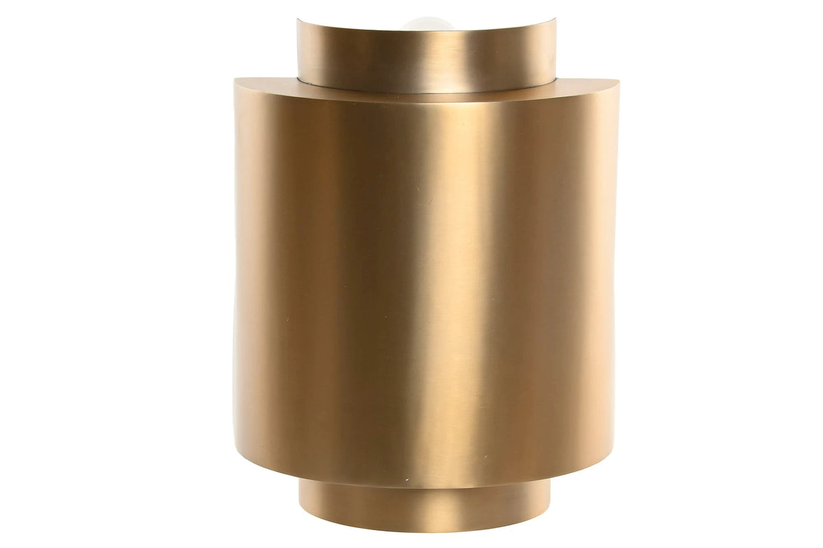 LAMPARA APLIQUE ACERO PATINADO 16X21X28 MATE