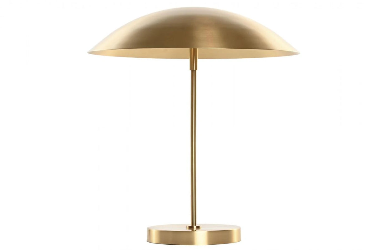 LAMPARA SOBREMESA LATON PATINADO 45X45X50 DORADO