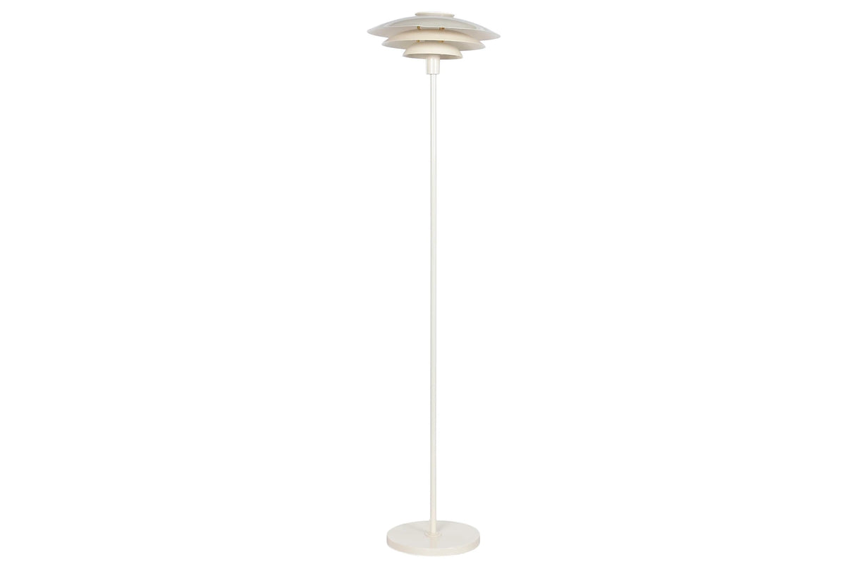 LAMPARA PIE METAL 38X38X155 BLANCO