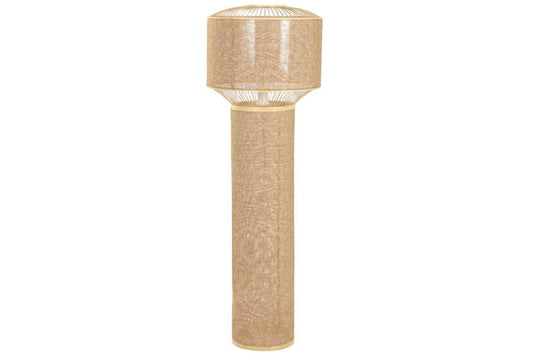 LAMPARA PIE BAMBU RATAN 46X46X140 NATURAL MARRON