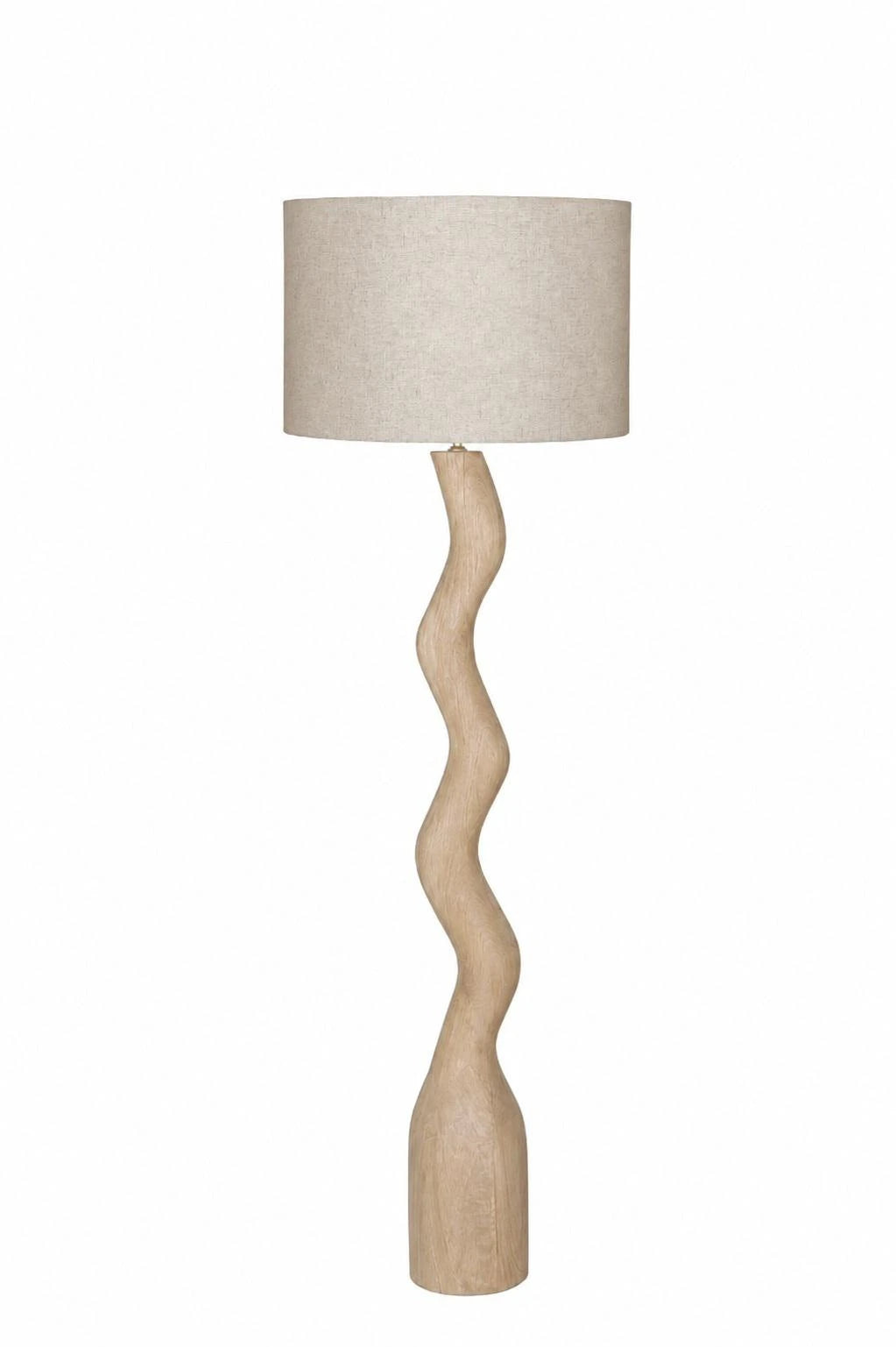 LAMPARA PIE MANGO 50X50X166 MARRON