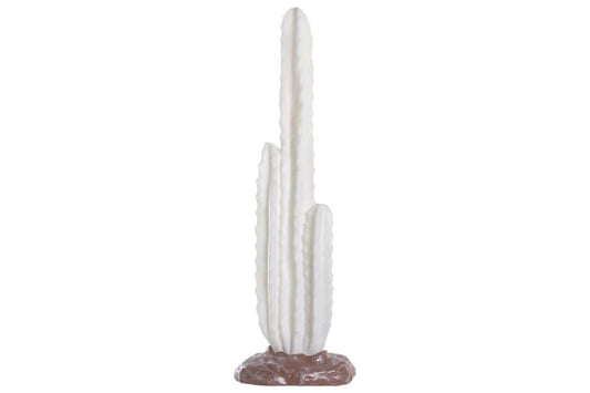 LAMPARA PIE ARENISCA 32X18,7X100 CACTUS BLANCO