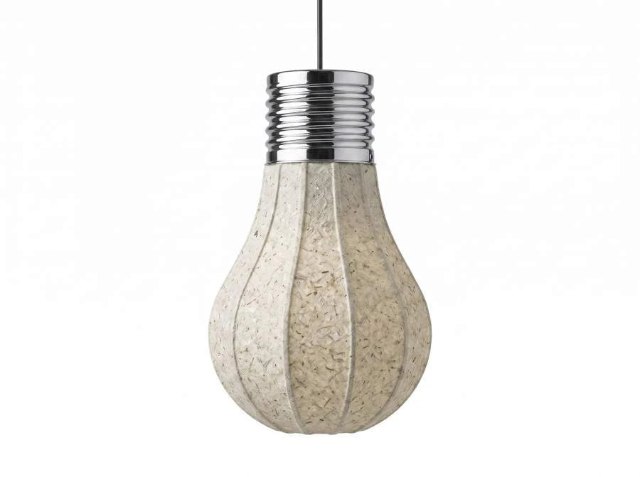 LAMPARA TECHO YUTE METAL 35X35X50 BOMBILLA CREMA