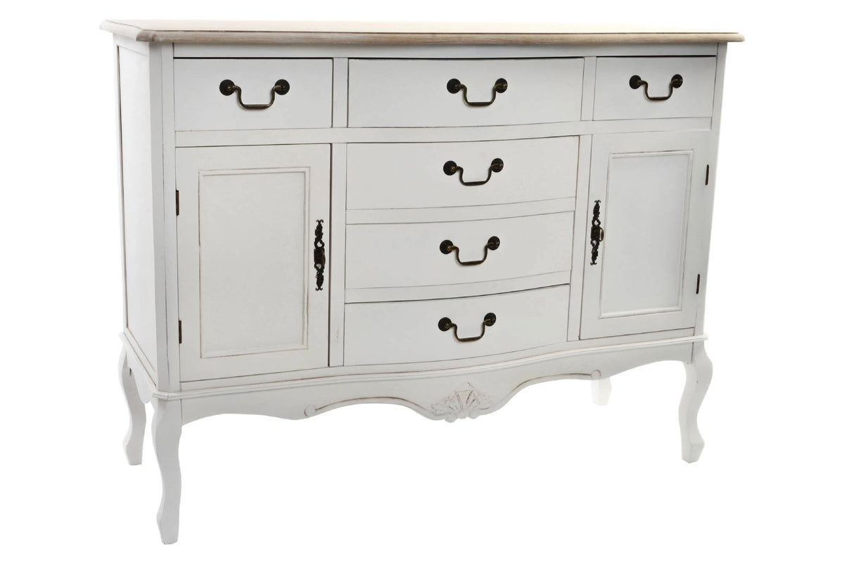 BUFFET ABETO 118X45X90 NATURAL BLANCO