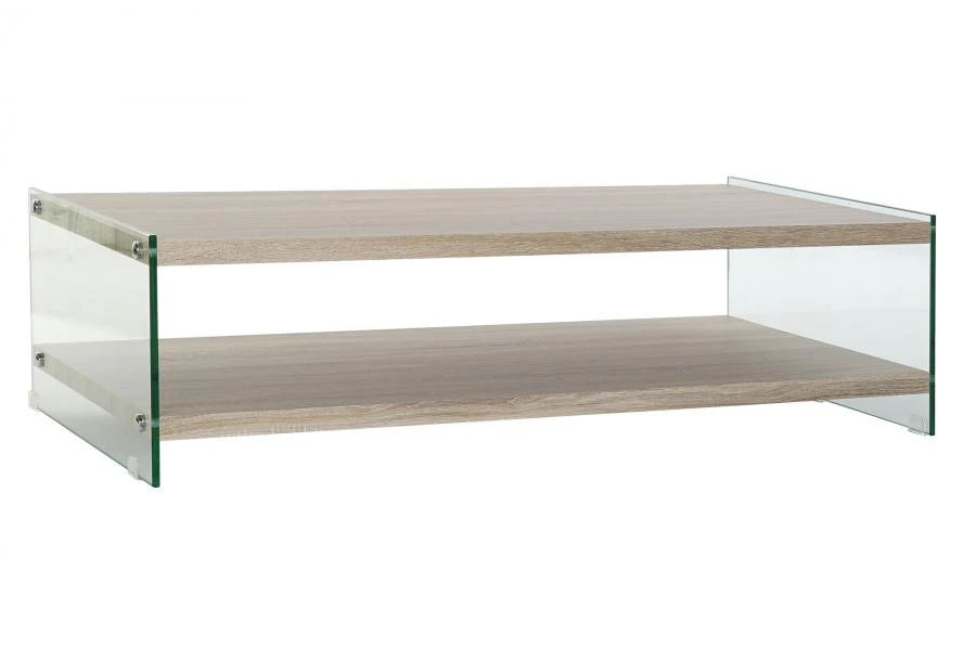 MESA CENTRO CRISTAL MDF 130X65X35,5 TEMPLADO