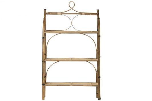 ESTANTERIA PARED RATAN BAMBU 62X15X103 3 EST,
