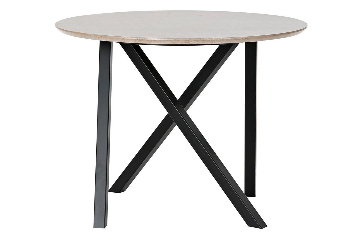 MESITA AUXILIAR METAL MADERA 65X65X49,5