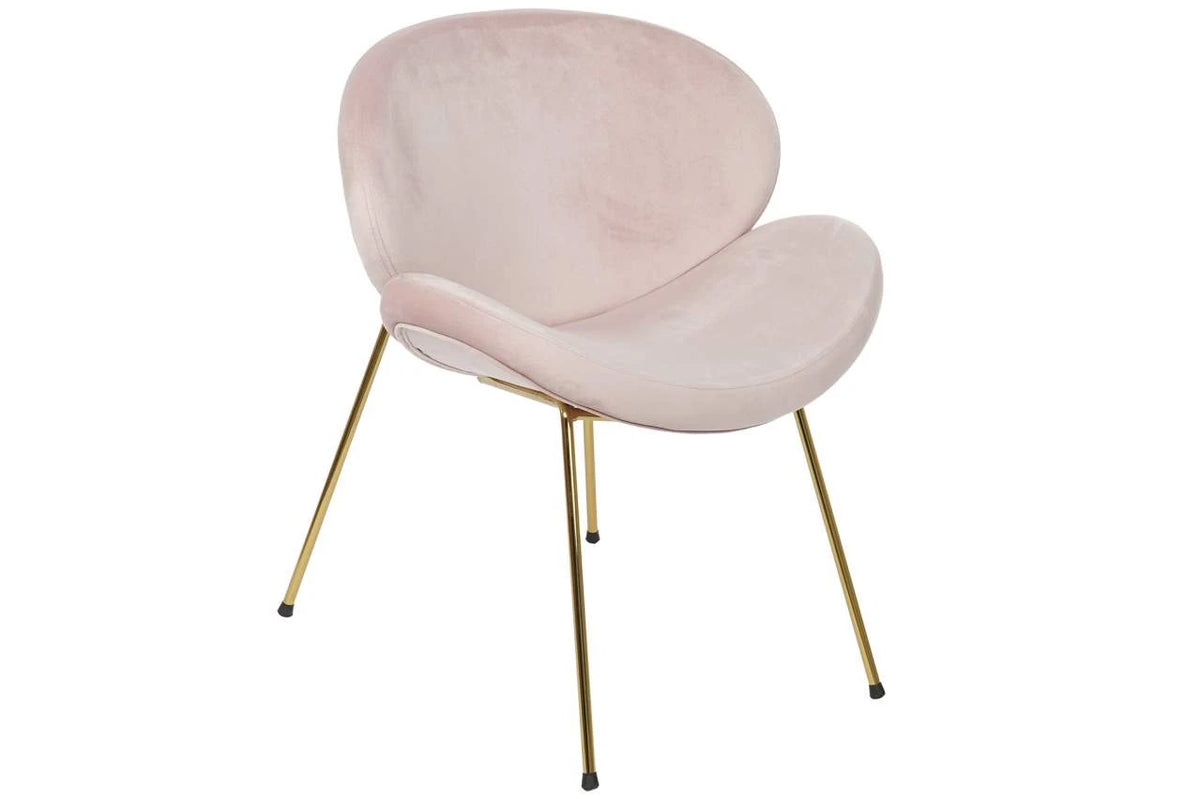 SILLA POLIESTER METAL 63X57X73 TERCIOPELO