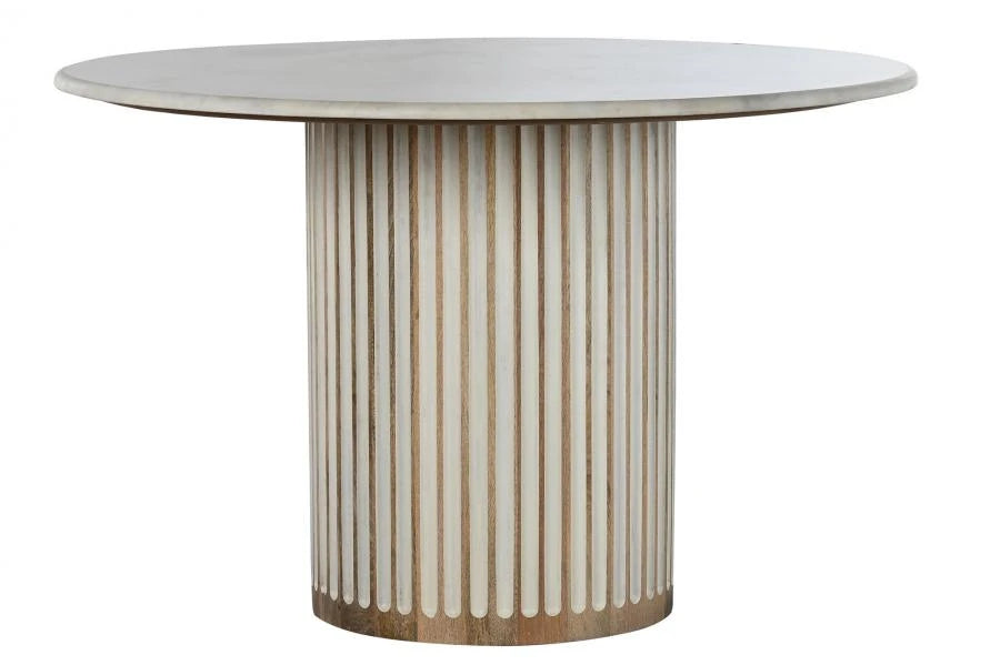 MESA REDONDA COMEDOR MANGO MARMOL 120X120X76