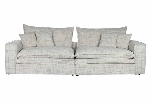 SOFA LINO PLUMA 296X99X100 4 COJINES INCLUIDOS