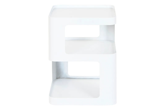 MESITA AUXILIAR METAL 40X40X54 BLANCO