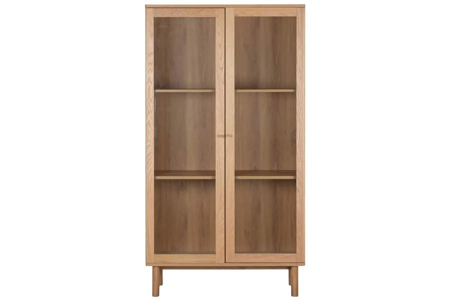 VITRINA CRISTAL MDF 100X40X183