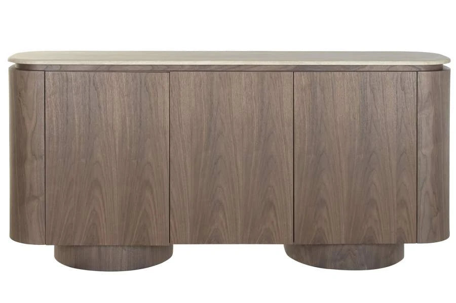 BUFFET MDF GRANITO 180X40X85 MARRON