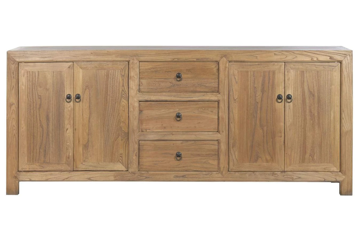 BUFFET MADERA RECICLADA OLMO 200X45X85 NATURAL