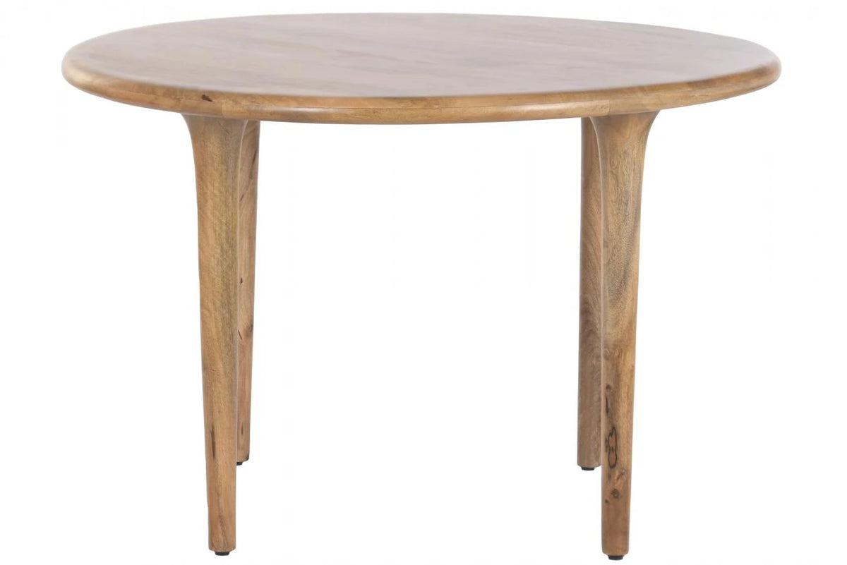 MESA REDONDA COMEDOR MANGO 115X115X76 NATURAL