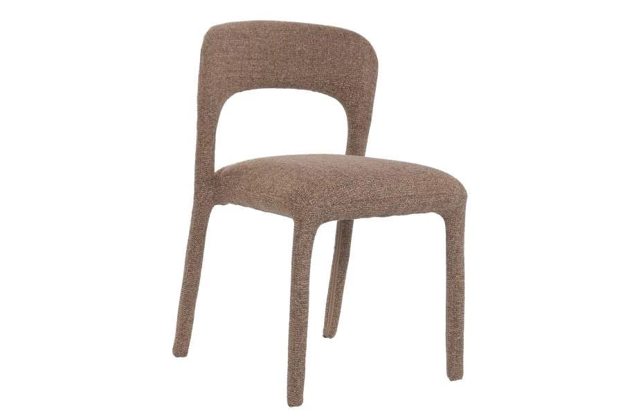 SILLA METAL POLIESTER 50X55,5X79,5 TERRACOTA