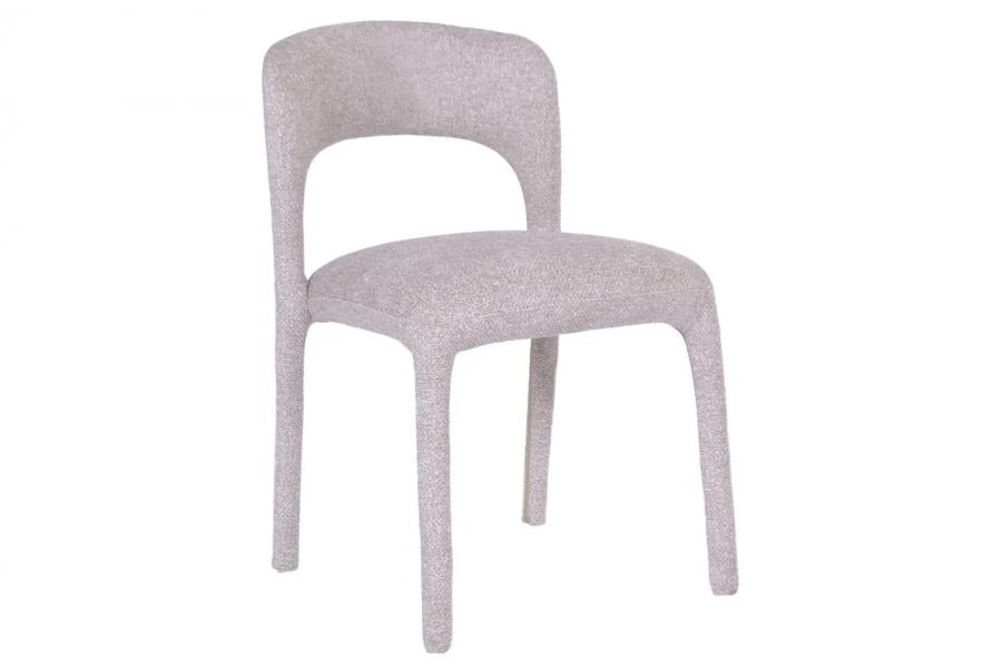 SILLA METAL POLIESTER 50X55,5X79,5 BEIGE