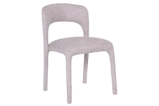 SILLA METAL POLIESTER 50X55,5X79,5 BEIGE