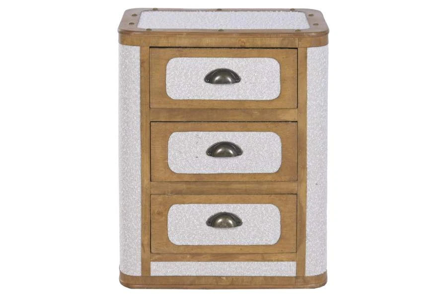 CAJONERA MADERA POLIESTER 48X36X60 BORREGUITO