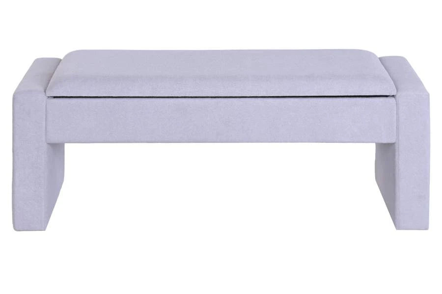 DESCALZADORA CHENILLA MADERA 117X43X45 KD CON TAPA