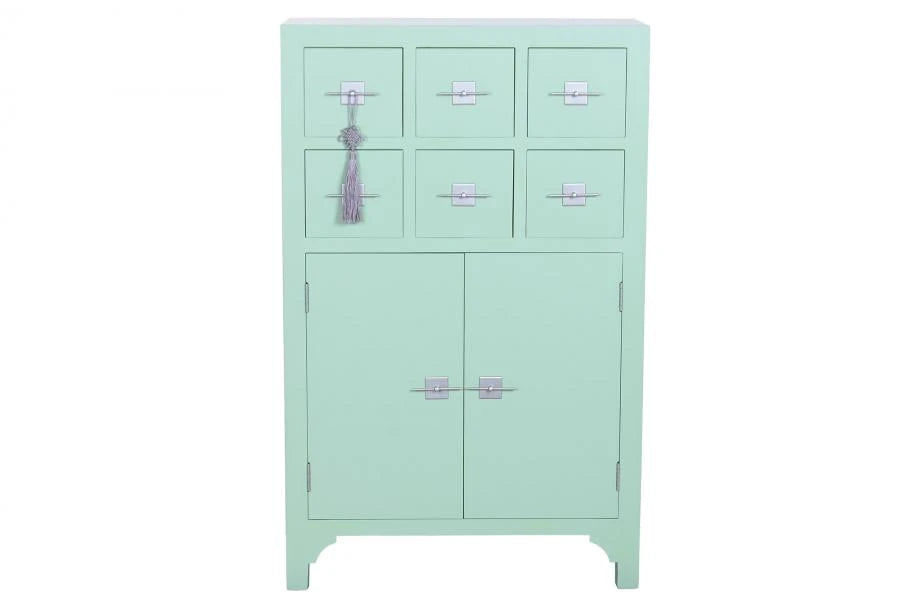 CAJONERA ABETO MDF 63X27X101 ORIENTAL VERDE MENTA