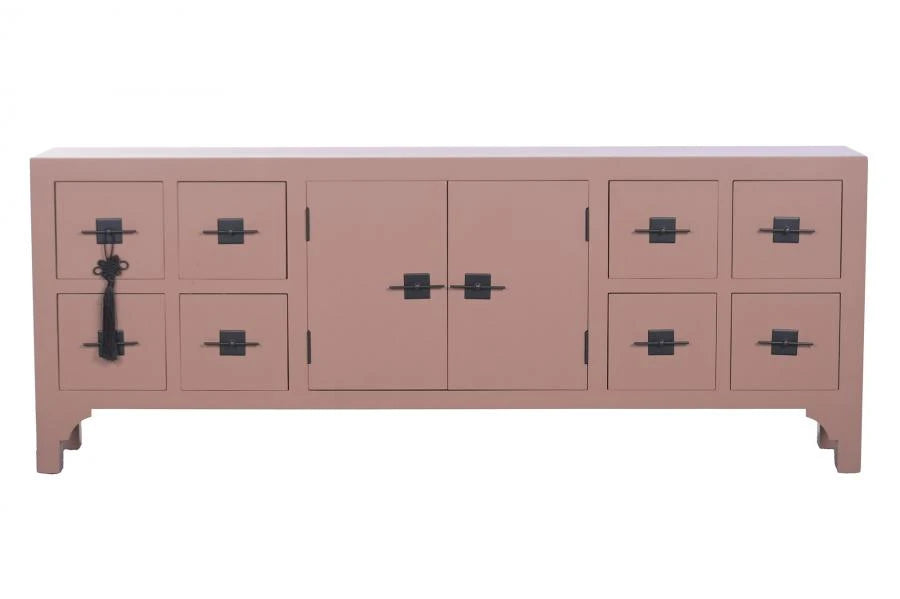 MUEBLE TV ABETO MDF 130X24X51 ORIENTAL MOKA