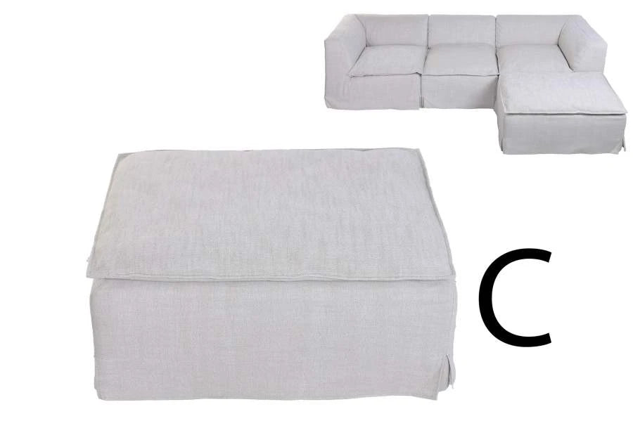 SOFA LINO PLUMA 98X75X50 MODULAR