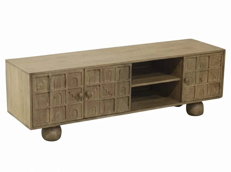 MUEBLE TV MANGO 145X40X50