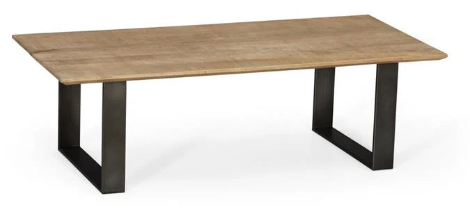 MESA CENTRO MANGO METAL 130X60X40