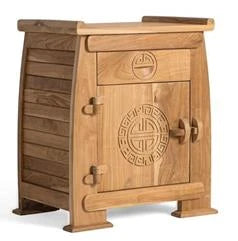MESITA DE NOCHE ACACIA 54X37X60