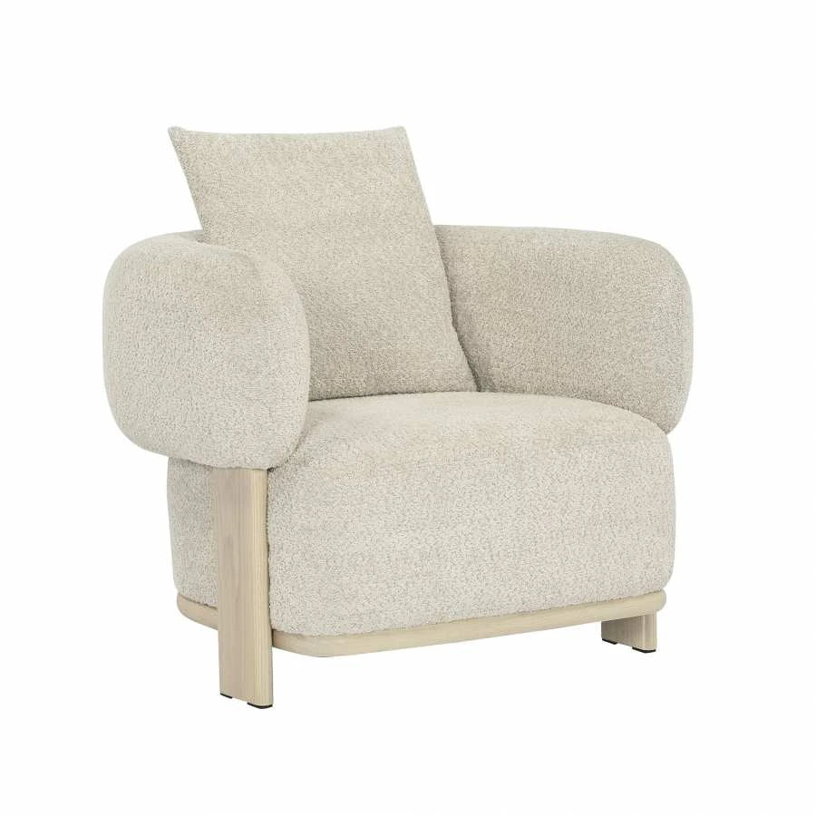 SILLON POLIESTER MADERA 92X79X69