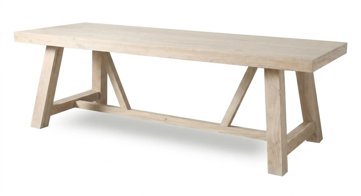 MESA COMEDOR MANGO 200X90X77 BLEACH