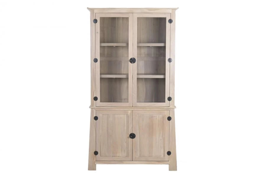 VITRINA ACACIA CRISTAL 110X45X200