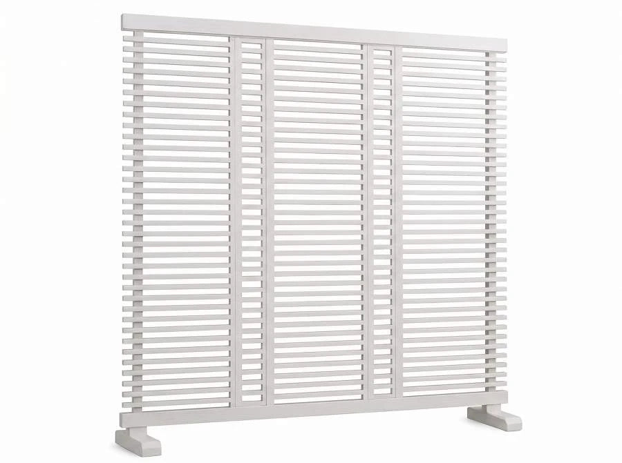 SEPARADOR DE AMBIENTES TECA 160X25X170 BLANCO