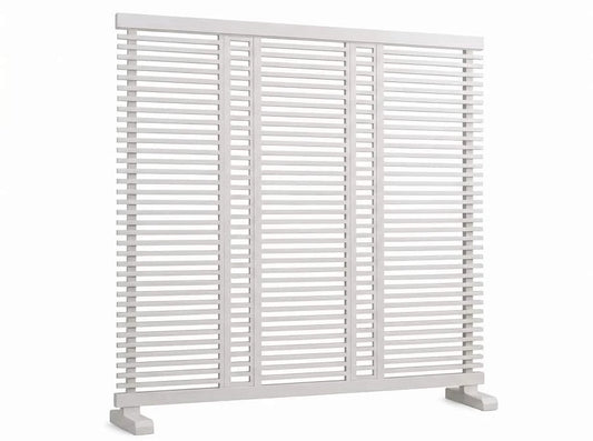 SEPARADOR DE AMBIENTES TECA 160X25X170 BLANCO